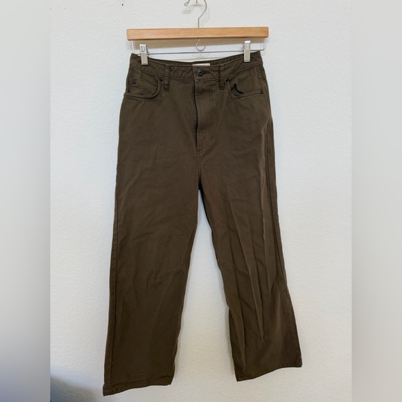 Rowan Merilee 5 Pocket Canvas Pant in Brown size 28 - Picture 4 of 10